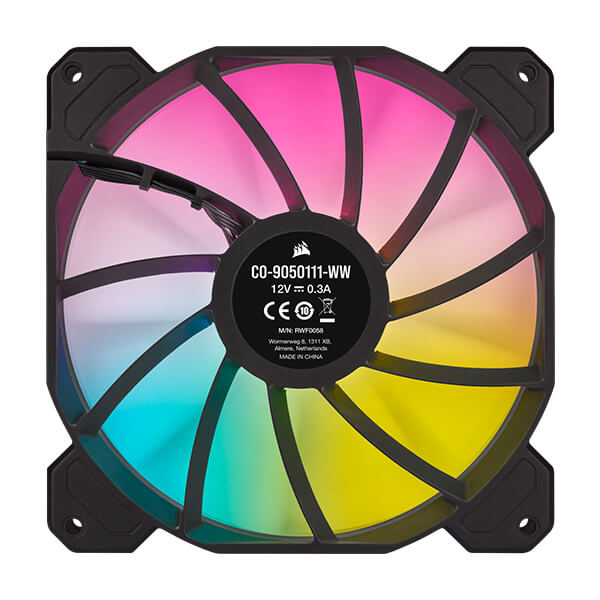 Corsair iCUE SP140 RGB Elite Cabinet Fan (Single Pack)